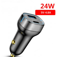 АЗП 12/24V 1USB-1Type-C 4,8А 24W PD20W.QC3.0 G10