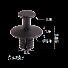 Фіксатор C3267 натискна/розпірна BMW (16-13-6-753-087, 16136753087, 11648) ( уп. 100 шт.)