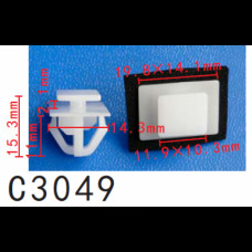 Кліпси C3049 молдинга Hyundai (877162W000, 87716-2W000, 15221) ( уп. 100 шт.)