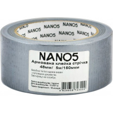 Скотч армований 48х25м (150мкм) "Nano5" N50015