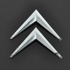 Емблема "Citroen" 85х55мм пластик 2 пуклі -Роздільна мала