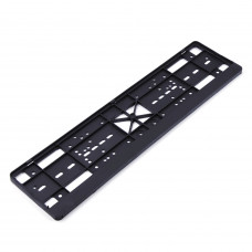 Рамка номера "защіпка" Чорна №20 "Speed"