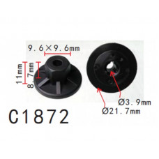 Гайки C1872 VW, AUDI, SEAT, SKODA, PORSCHE (N90757901, N-907-579-01, 20029) ( уп. 100 шт.)