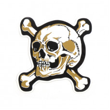 Наліпка "Череп" пісчаний хакі 10х10см (1шт)