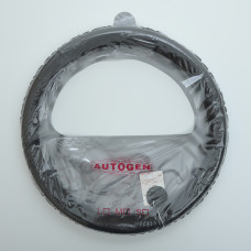 Чохол на кермо шкіра "М" (37-38см) чорний Autogen CK 003BK структурна/масаж/1шов