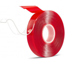 Скотч двосторонній 10мм 1м прозорий 3M "6009"(12)