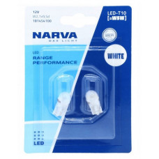 Світлодіод 12V Т10 Білий Range Performance "Narva" (181454100) W5W 6000K (2шт)