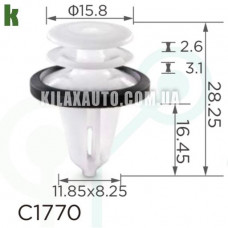 Кліпси C1770 обшивки салону Ford Tesla W713297S300 (уп.100шт)