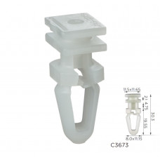 Кліпси C3673 молдинга BMW (51478234047, 15355) ( уп. 100 шт.)