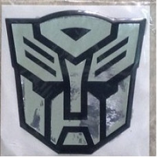 Наліпка силіконова "Трансформер" (автобот) 60х60мм (1шт.)