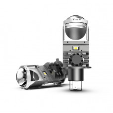 Лампа LED Міні Лінзи D36мм H4 110W/11000LM/6000K 7040+7535 Module 12-18V Canbus F40B