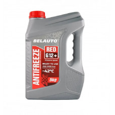 Антифриз 5kg Червоний -42°С G12+ AF1550 "BELAUTO" (4шт/ящ)