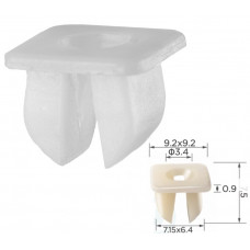 Кліпси C0025 під саморіз Toyota 9018904001 Nissan 96706B0700 Mitsubishi MS480001 Mazda Honda(100шт)