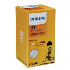 Лампа 12V H7 55W + 30% Premium "Philips" (1шт) (12972PRC1)