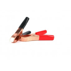 Затискачі для клеми АКБ (крокодили) (+/-) 10А (д.70мм/ш.10мм/т.0,2мм)