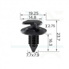 Кліпси C0060 обшивки салону (ОЕМ 4005099, 796255, 6033862) (уп.100шт)