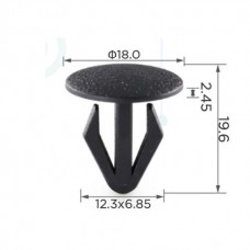 Кліпси C0077 обшивки салону (ОЕМ 8133-50-022, 8133-50022, 813350022, 10737) (уп.100шт)