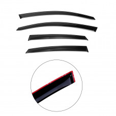 Дефлектори вікон Hyundai Accent 06-10 SED П/К скотч "Av-Tuning"