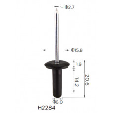 Заклепки H2284 металева VW,Audi,Seat,Skoda ( уп. 100 шт.)
