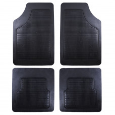 Килимки гумові (4шт) чорні "Акцент" YP-GROUP "Дубно" ПРЕМІУМ