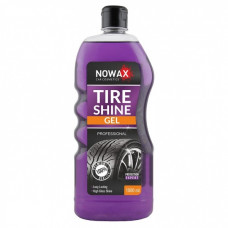 Очищувач-чорніння гуми1000ml "Nowax" NX01160 TIRE SHINE GEL (12шт/уп)