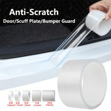 Плівка захисна від подряпин (силікон 1мм) Прозора 5см*10м (на двері, пороги корпус авто)