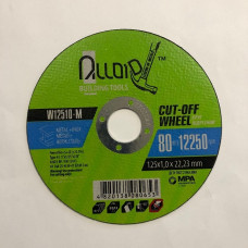 Круг відрізний 125х1,0х22,2 по металу "Vitol" (25) W12510-M