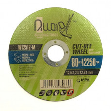 Круг відрізний 125х1,2х22,2 по металу "Vitol" (25) W12512-M