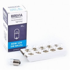 Лампа 12V (цок.BA15s) R 5W "Brevia" (12305C) (уп.10шт)