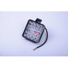 Фара LED дальнє світло + Стробоскоп Червоно-Синій "Поліцейська Мигалка" 6-32W 10-30V (MINIZY-F-BS-WR