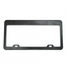 Рамка номера "Америк.тип" чорна (31 * 16) - Джип - седан (1шт) ELEGANT 100 606 (Нового Зразка)