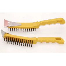 Щітка по металу KSBR-5 з лопатой.для чистки гриля 5*15*16см (Чорна)