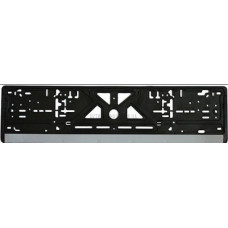 Рамка номера "Книжка" Срібна смуга (міцний пластик від ударів та перепаду температури) NEW