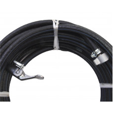 Шланг підкачки гумовий 12м Армований "Біла Церква" кутовий наконечник посилений. хомут