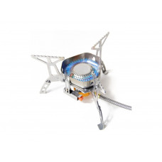 Газова плита #13 MINI (з'єдн. балон шлангом) вітровий захист, під різьбовий балон (BOX)