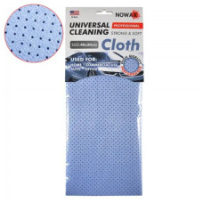 Серветка професійна 40х50 для скла та кузова перф-на "Nowax NX62451" синя