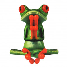 Наліпка "Лягушка-Йог" (1шт) 14х15,5см