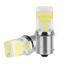 Світлодіод 12V Т25 Червоний SMD 24-3030 1,5W у Силіконі №76