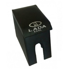 Підлокітник LADA MAXI "XXXL" чорний з ЛОГО (іномар/сиден. шир 20см)