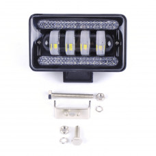 Фара-LED Прямокутник 60W (15W*4) 10-30V 150*90*65mm Ближнє-Перевернута 0496-60W(Flood)