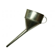 Лійка металева Бензин/дизель коса вузький носик під клапан оцинкована (FM001)