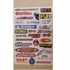 Наліпка-декаль "Газета" велика кольорова 31х20см "Pro Circuit" (1шт)