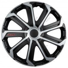 Ковпаки Elegant "EVO BLACK&SILVER " 16" (4 шт. /уп)