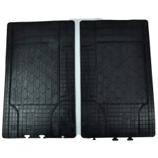 Килимки гумові (2шт) чорні "Дубно" 2 або 3 ряд сидіння " UNI Twin" 1585х520mm внутр.борт 15мм