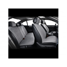 Накидки сидінь преміум класу велюр "Beltex" Chicago Сірий (grey) Повний комплект BX85200
