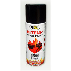 Фарба температурна чорний глянець 400ml Bosny №0039 +205°С (12шт/уп)