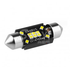 Світлодіод 12-24V Т11 36mm Білий SMD 10-2016 Canbus 160Lm №111