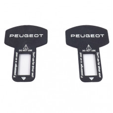 Заглушка ременя безпеки нейлон "Peugeot" (2шт/уп)