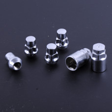 Гайка секретна 12х1,5х32 хром конус закр. (2 ключі). (4 шт) (блиск) 416445 H2