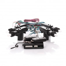 Набір центральних замків 4шт. (1шт. 5-пров. +3шт. 2-пров.) брелок-ключ (3 кнопки) "Elegant" 101519